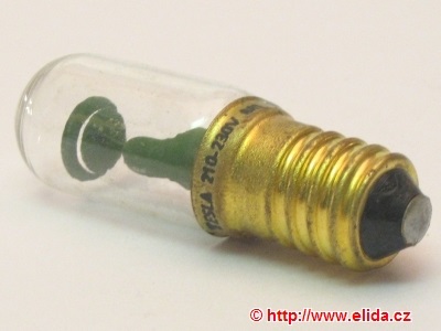 žárovka  220V E14 doutnavka